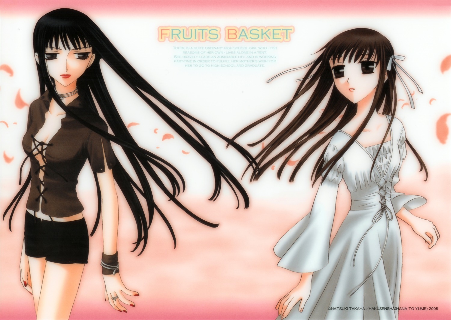 cleavage dress fruits_basket honda_tohru sohma_isuzu takaya_natsuki