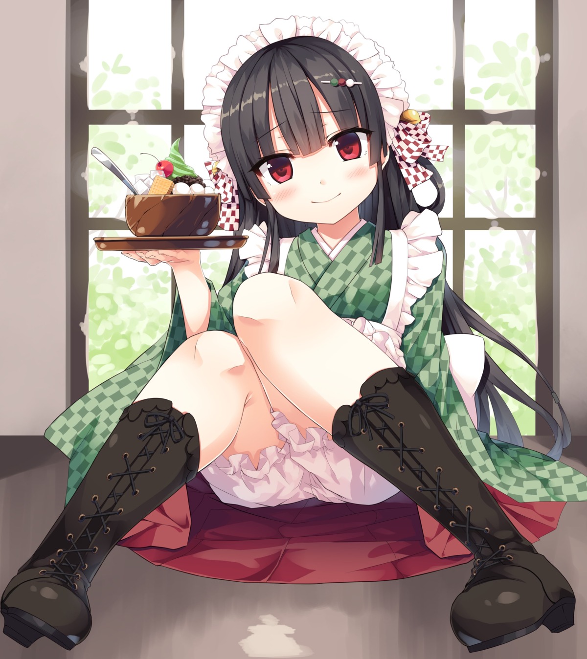 bloomers cura hachiroku heels lose maid maitetsu wa_maid