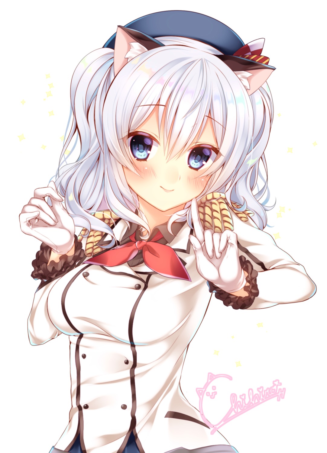 animal_ears chihio kantai_collection kashima_(kancolle) uniform