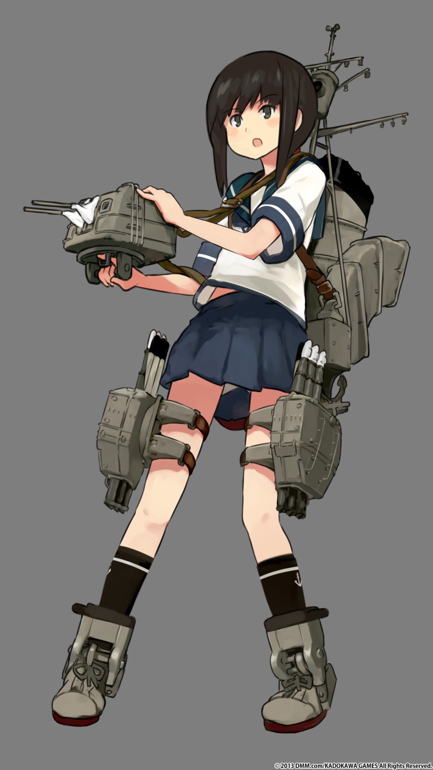 shibafu kantai collection fubuki (kancolle) seifuku transparent png ...