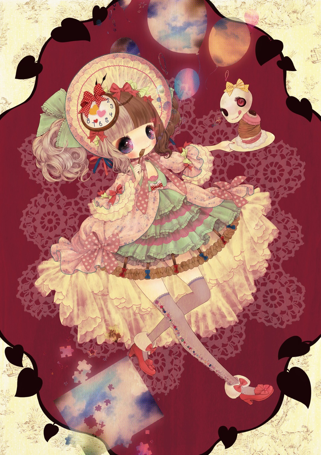 dress kabasawa_kina lolita_fashion thighhighs