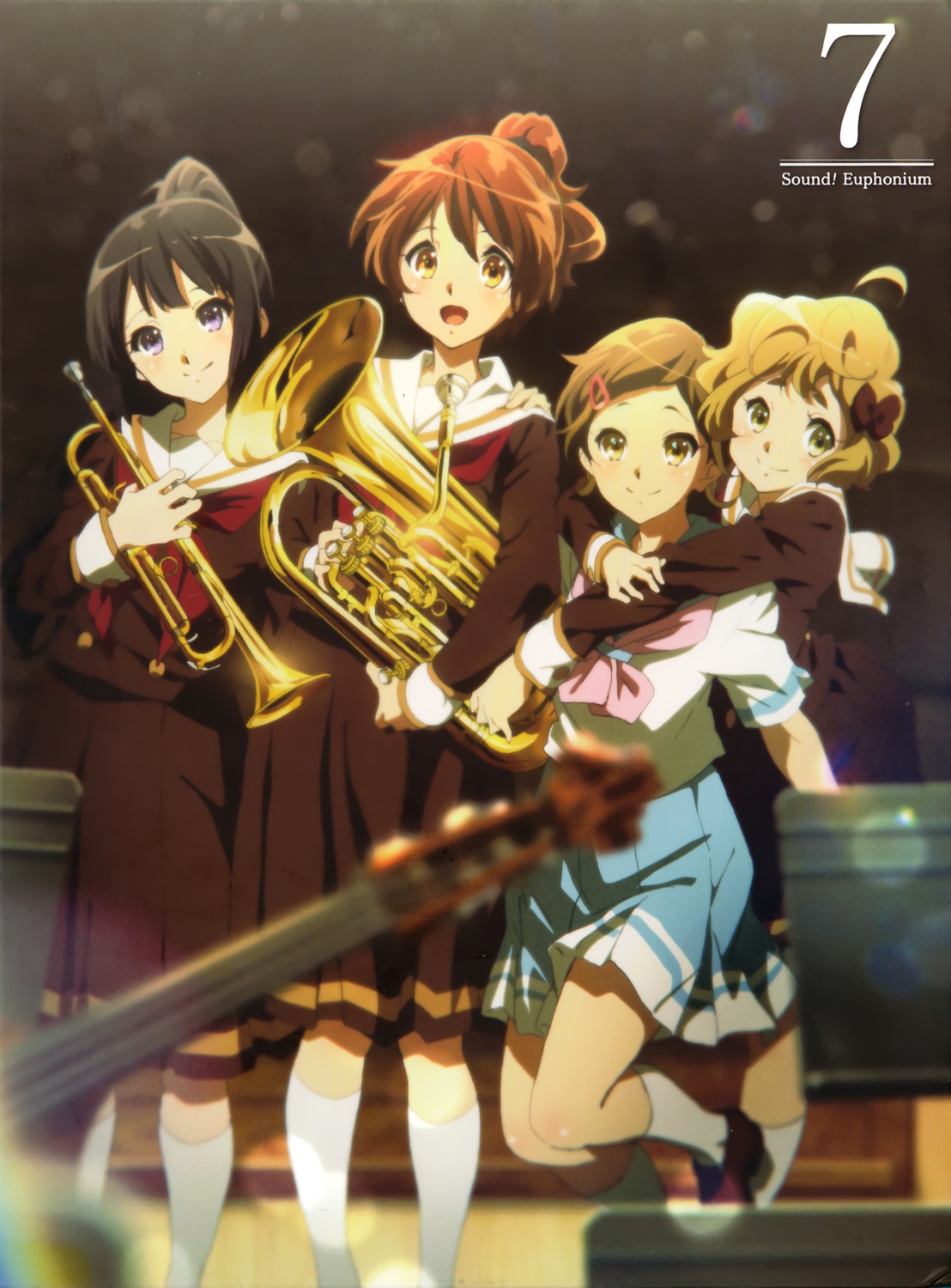 disc_cover hibike!_euphonium ikeda_shouko katou_hazuki_(hibike!_euphonium) kawashima_sapphire kousaka_reina oumae_kumiko seifuku