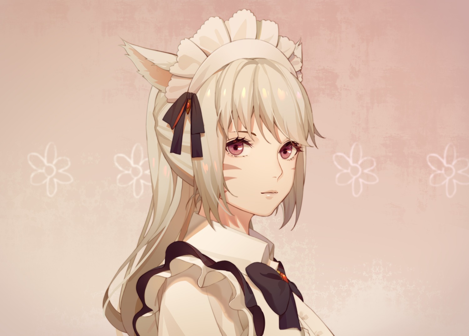 animal_ears li_mao_jun maid tattoo