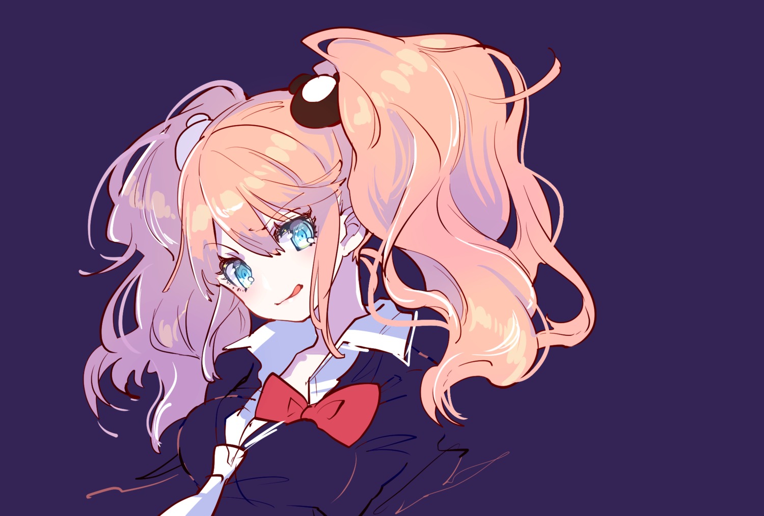 dangan-ronpa enoshima_junko fujimi_nanna seifuku