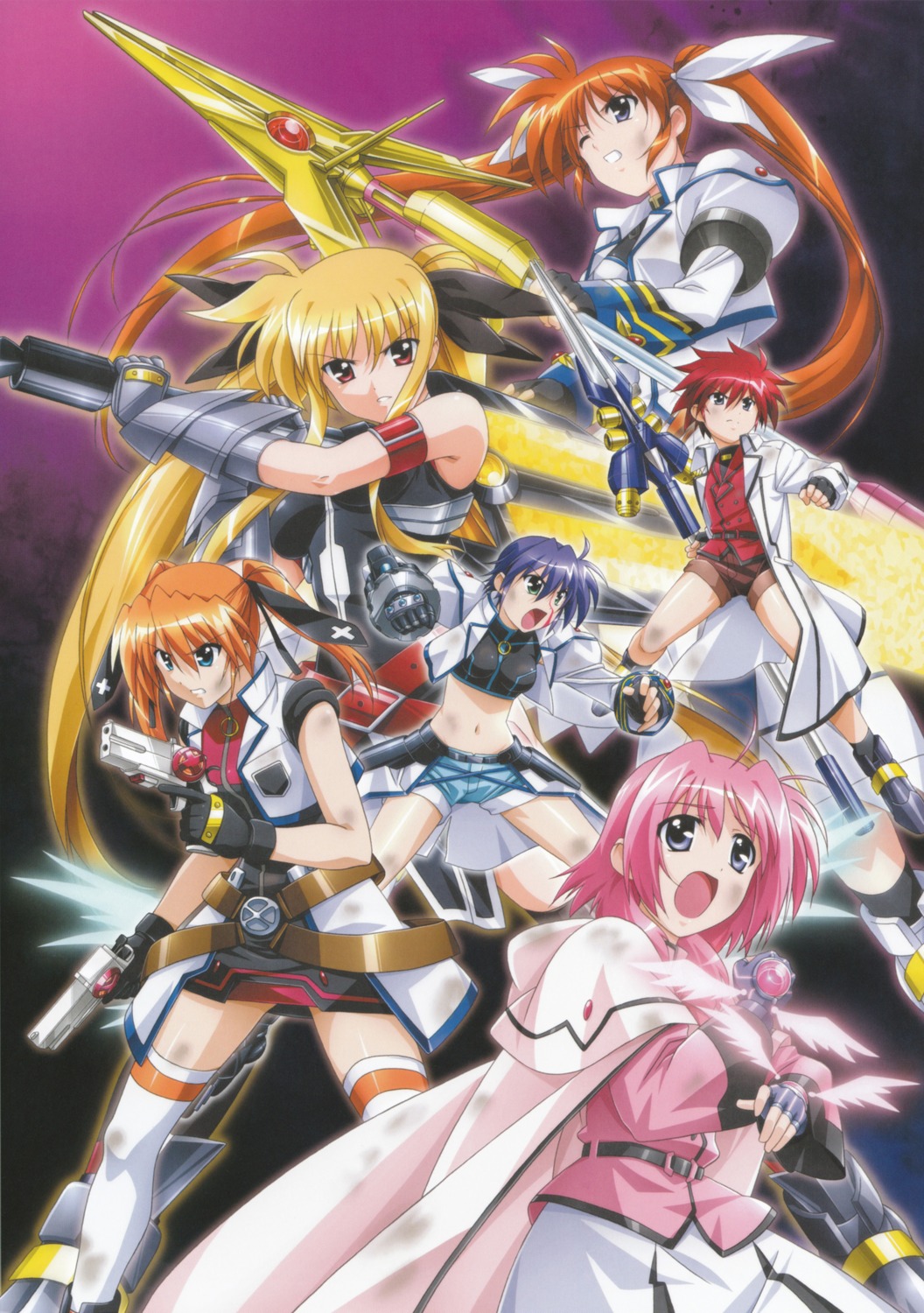 caro_ru_lushe erio_mondial fate_testarossa mahou_shoujo_lyrical_nanoha mahou_shoujo_lyrical_nanoha_strikers subaru_nakajima takamachi_nanoha teana_lanster