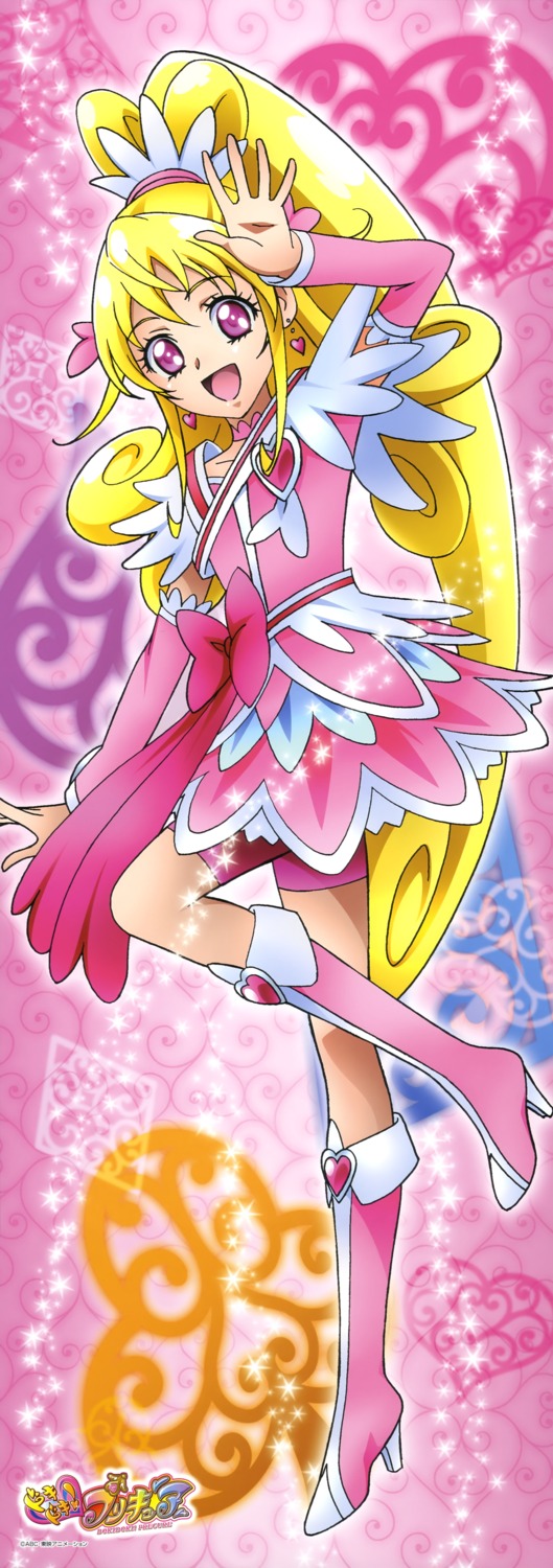 aida_mana dokidoki!_precure pretty_cure stick_poster