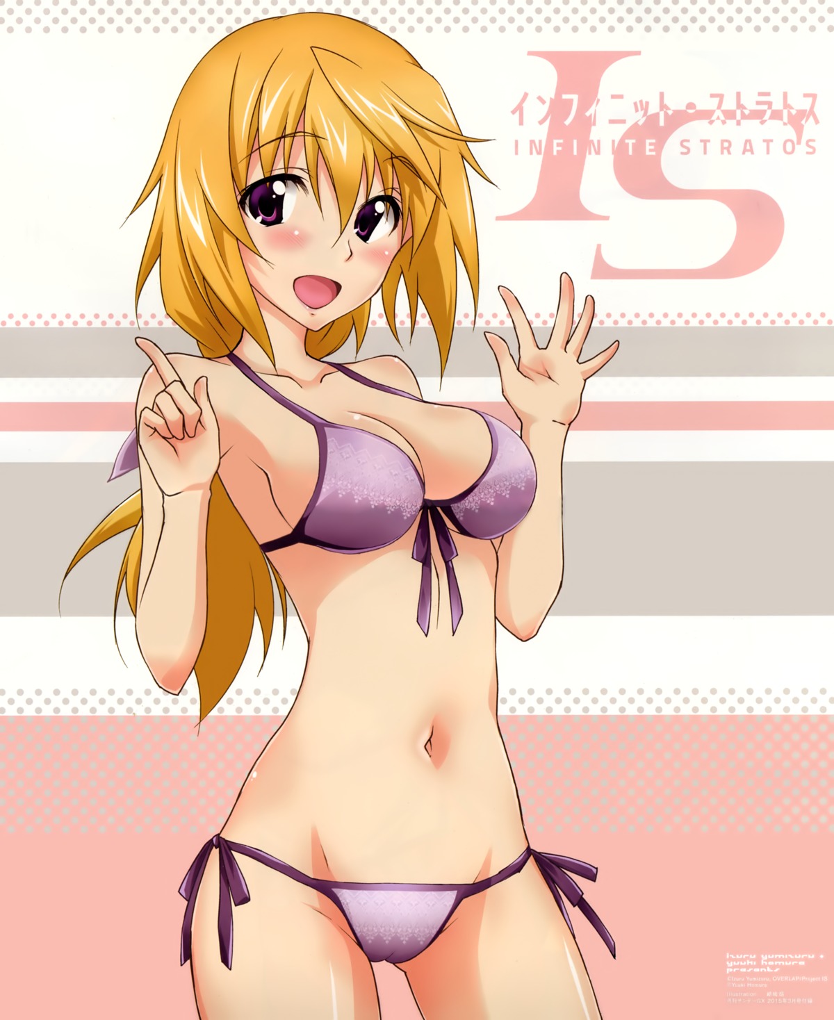 bikini cameltoe charlotte_dunois cleavage infinite_stratos swimsuits yuuki_homura