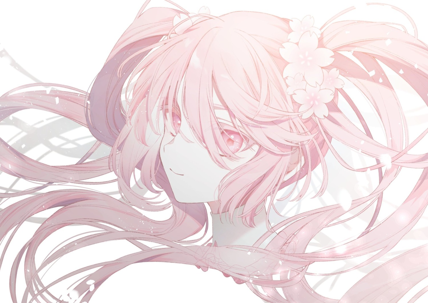 hatsune_miku naomato sakura_miku vocaloid