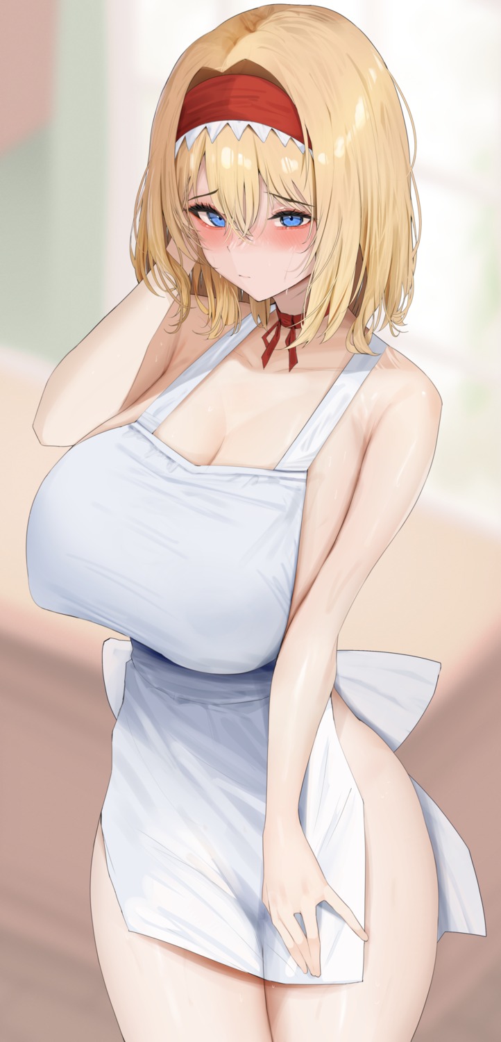 258n alice_margatroid naked_apron touhou