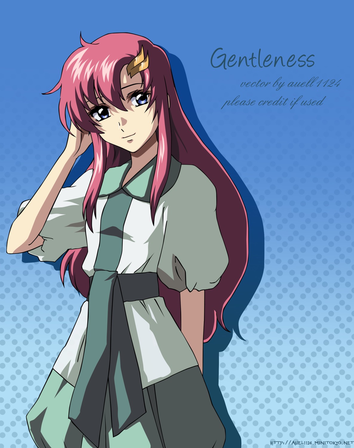 gundam gundam_seed gundam_seed_destiny lacus_clyne vector_trace