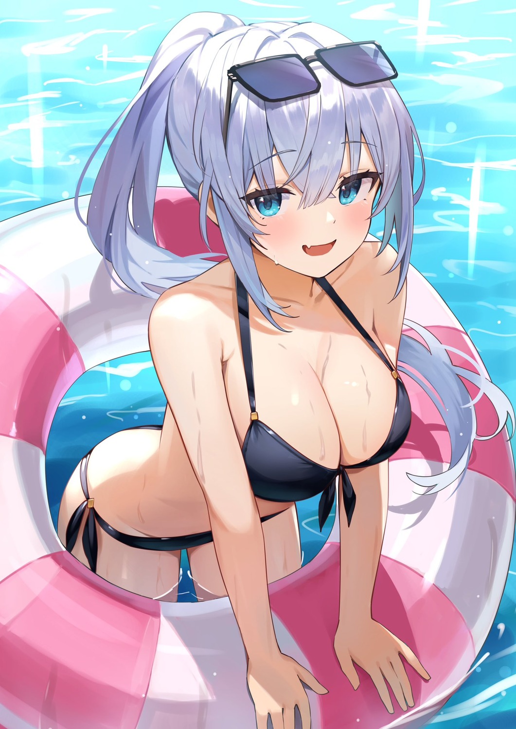 bikini megane mimihachi swimsuits wet