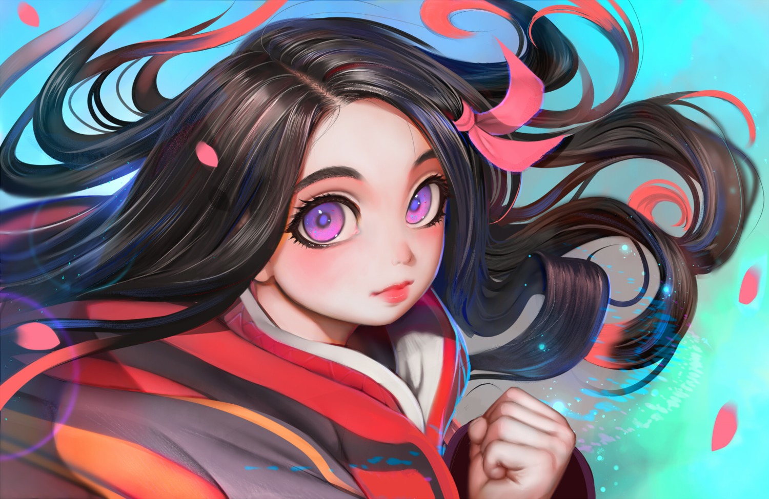 japanese_clothes kamado_nezuko kimetsu_no_yaiba randy_starfru1t