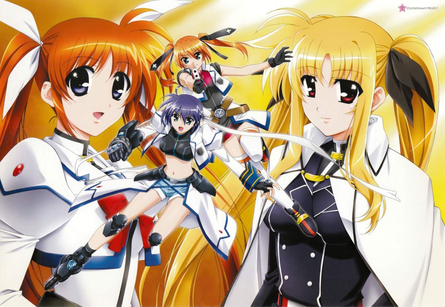 fate_testarossa mahou_shoujo_lyrical_nanoha mahou_shoujo_lyrical_nanoha_strikers subaru_nakajima takamachi_nanoha teana_lanster