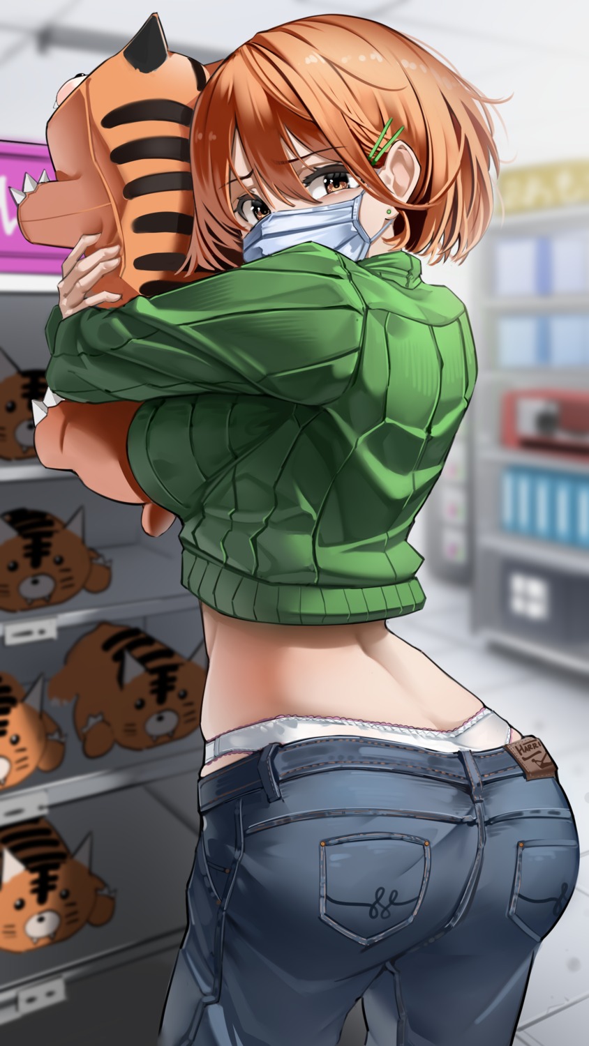 ass harris_hero pantsu sweater