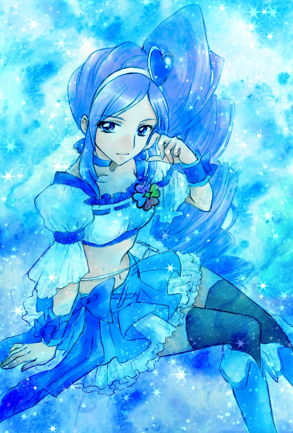 aizen_(syoshiyuki) aono_miki fresh_precure! precure thighhighs