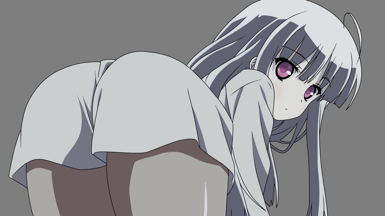 absolute_duo ass dress_shirt loli pantyhose transparent_png vector_trace yurie_sigtuna