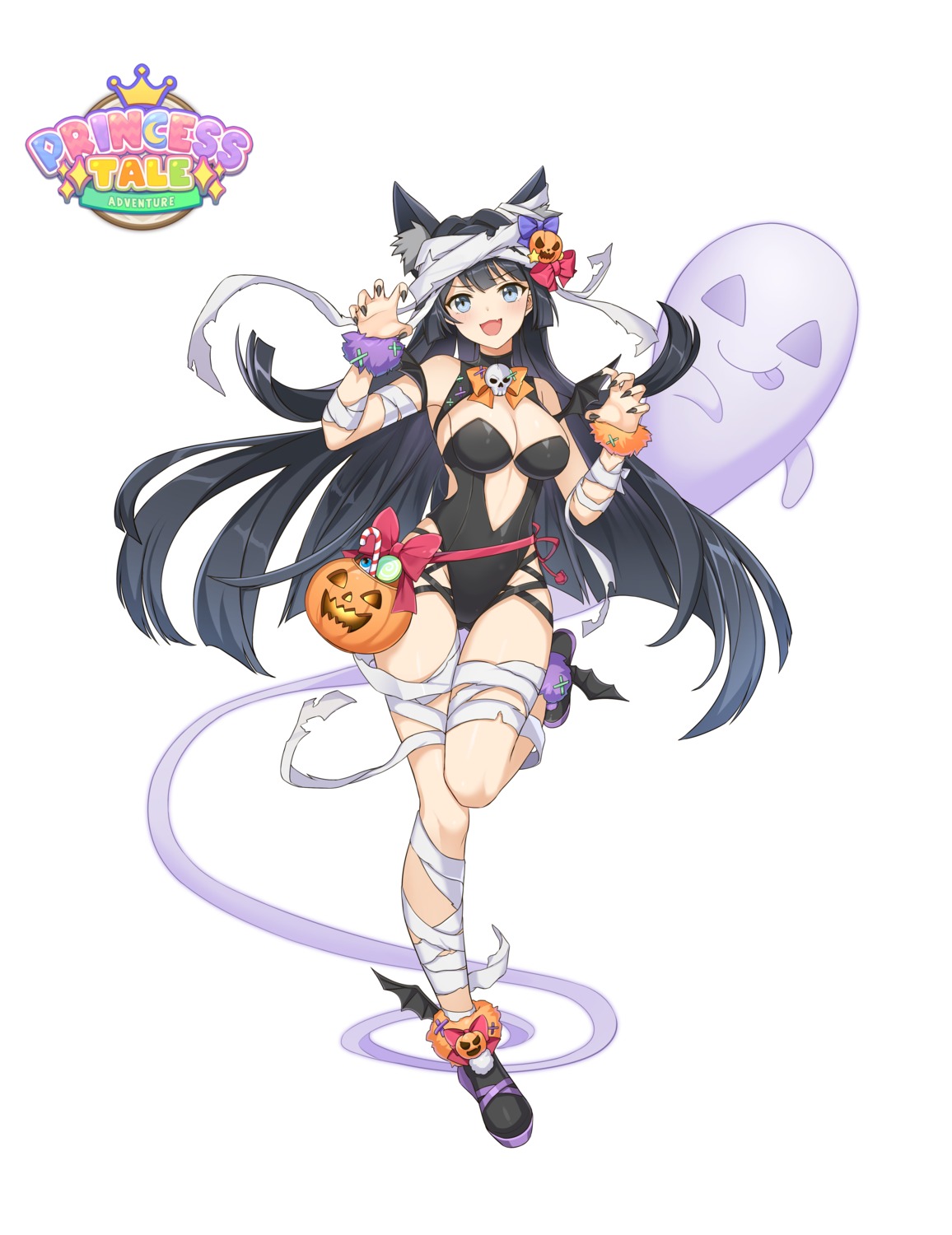 animal_ears bandages halloween leotard maett no_bra princess_tale