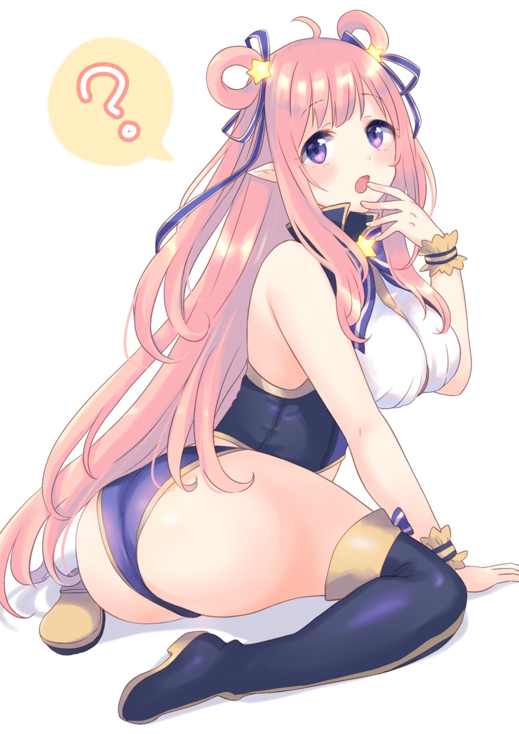 ass gucchiann kashiwazaki_hatsune pointy_ears princess_connect princess_connect!_re:dive thighhighs