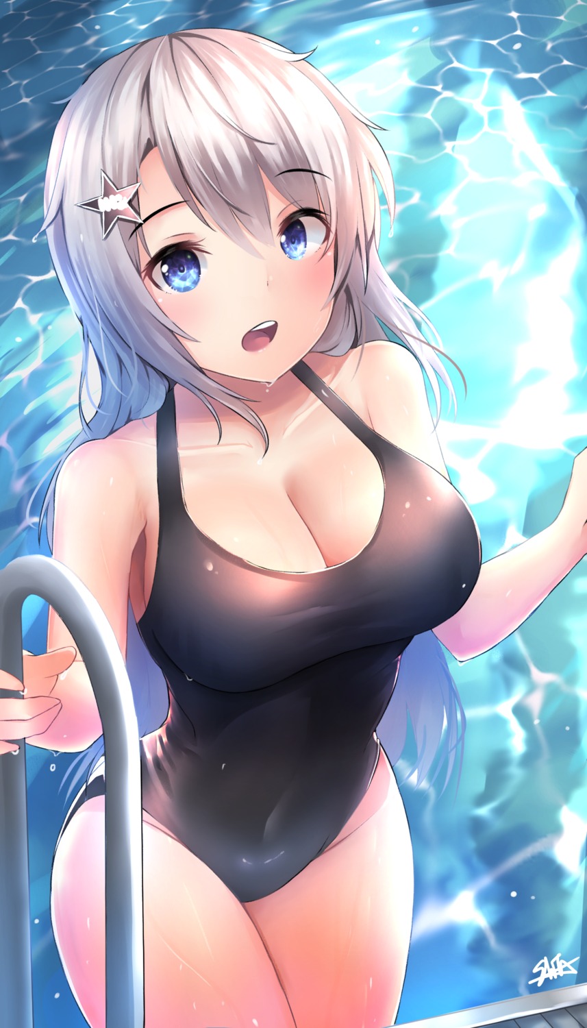 9a-91_(girls_frontline) cleavage girls_frontline hiromaster_sinta_jh swimsuits
