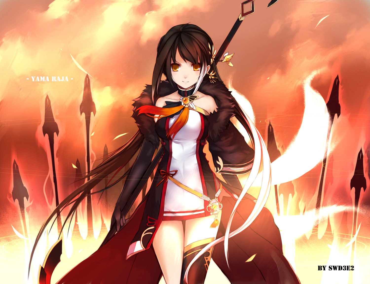 ara_haan elsword swd3e2 thighhighs weapon