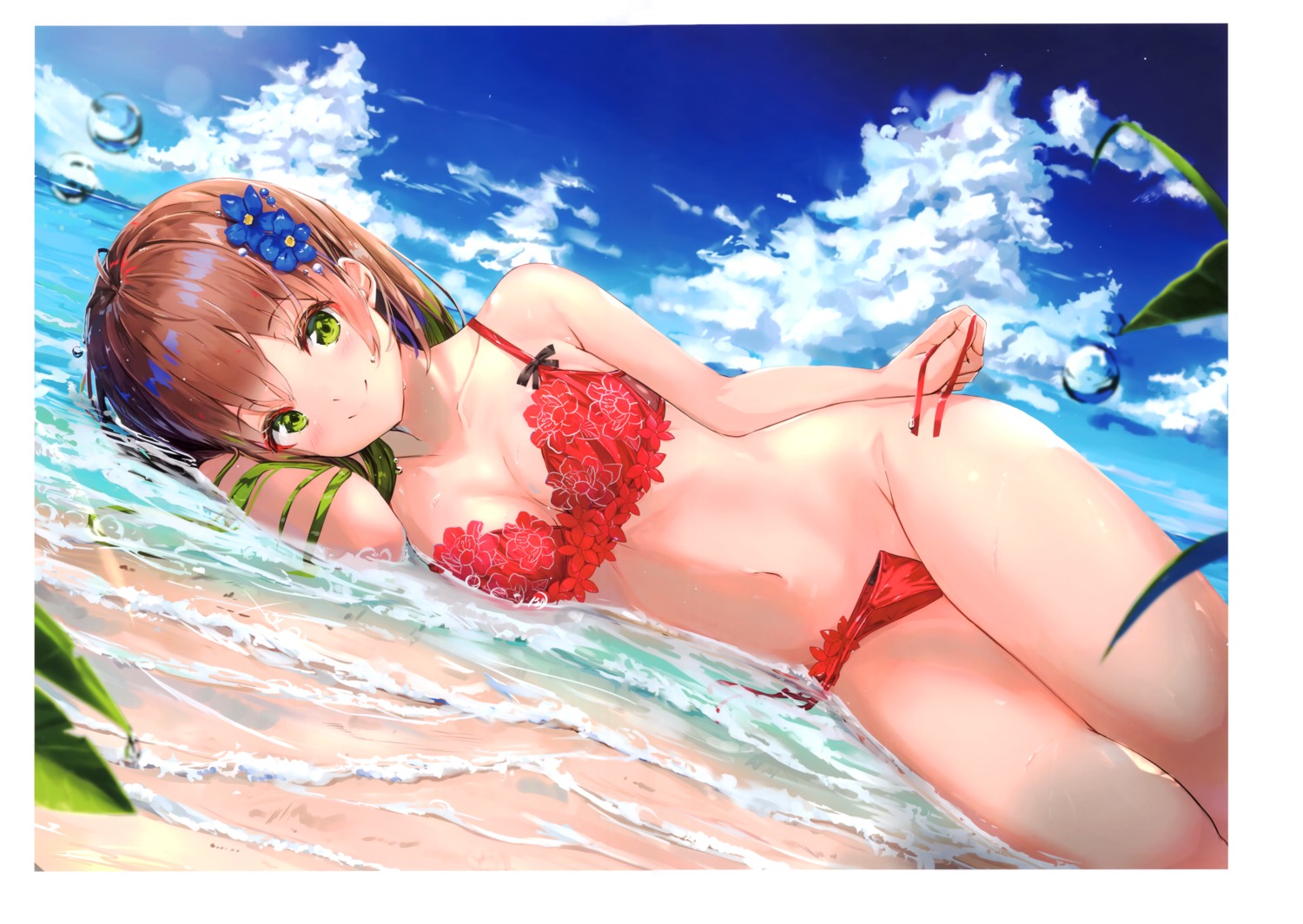 bikini kankitsu_shoujo na_kyo swimsuits undressing