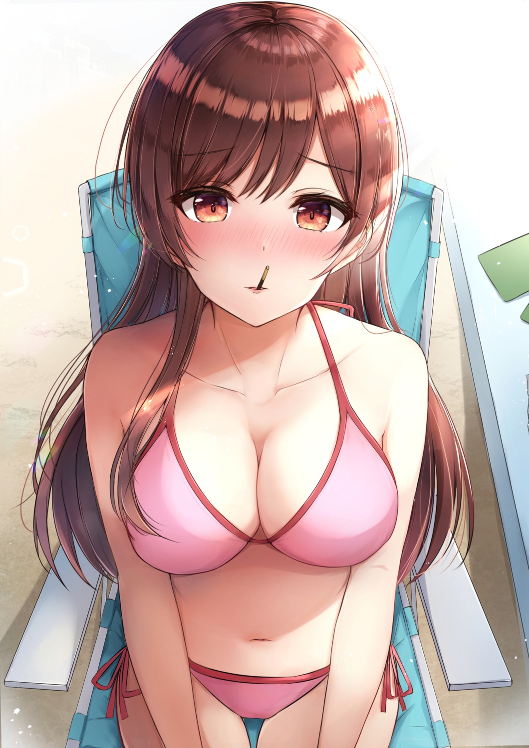 bikini cleavage ichinose_chizuru kanojo_okarishimasu swimsuits yukiunag1