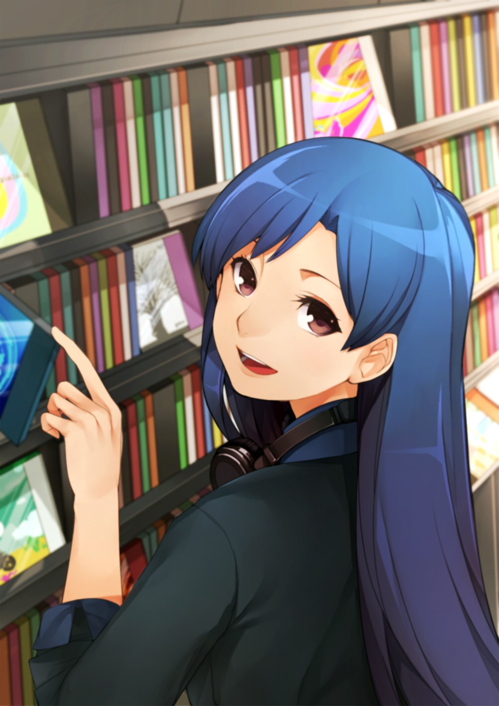 headphones hitoto kisaragi_chihaya the_idolm@ster