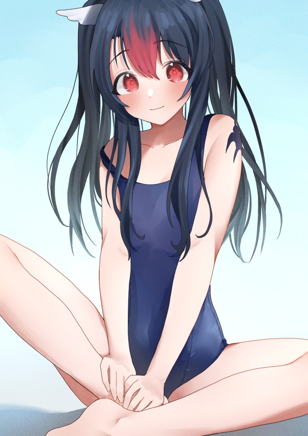 ningen_mame school_swimsuit swimsuits