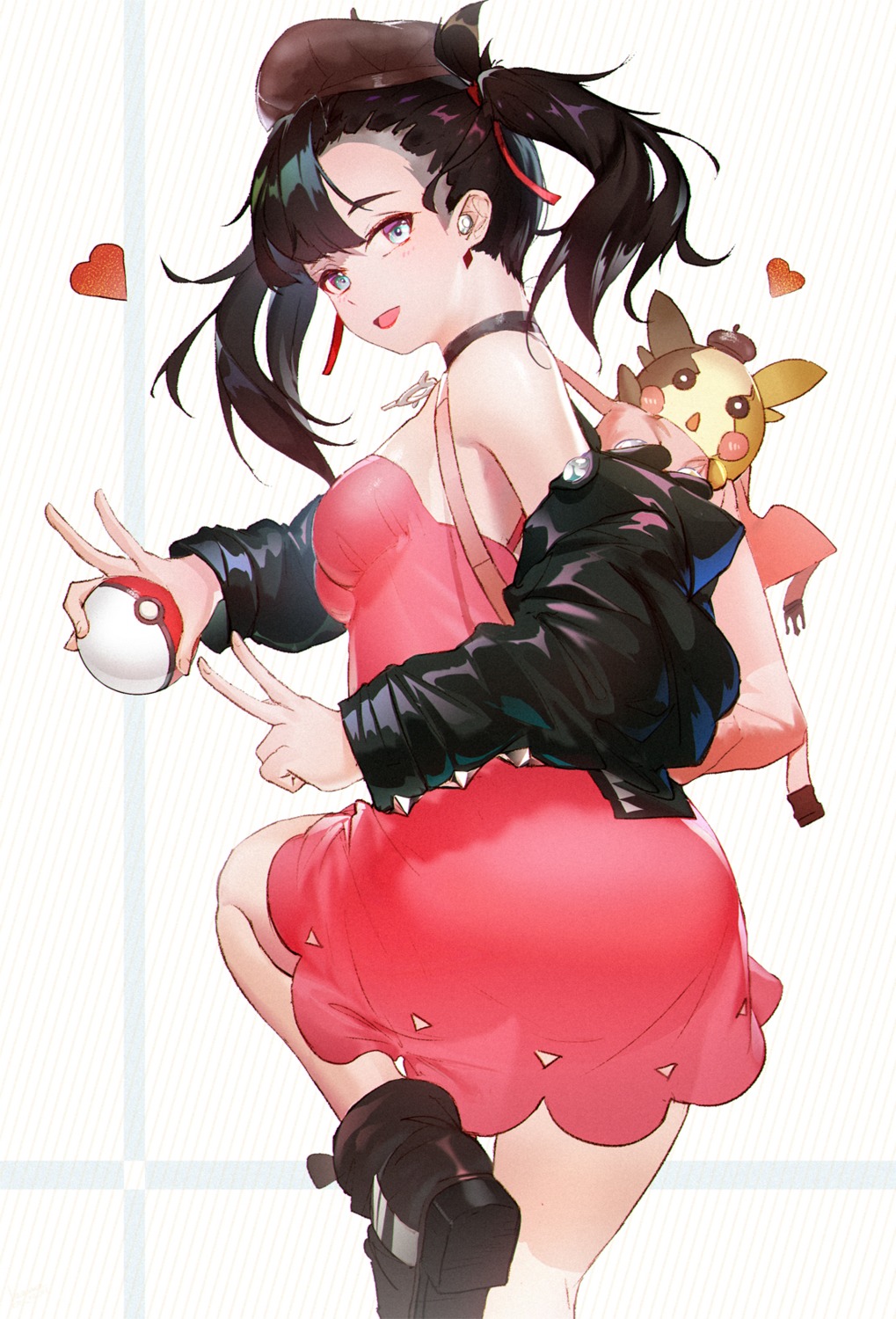 ass dress luomo mary_(pokemon) pokemon pokemon_swsh see_through