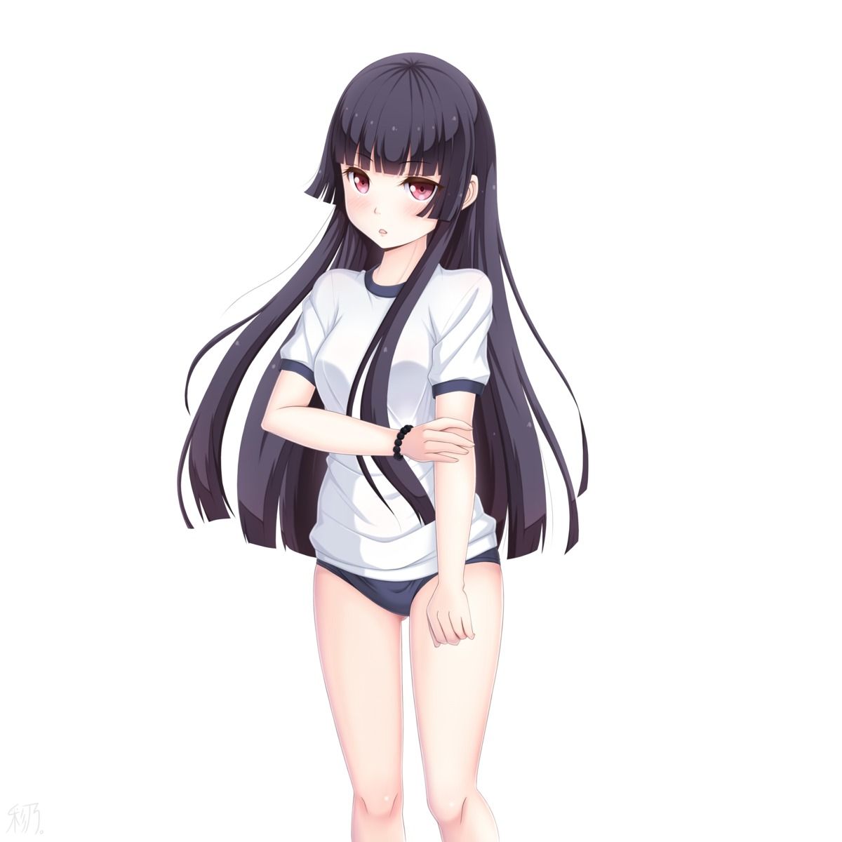 buruma enma_ai gym_uniform hikarisaino jigoku_shoujo