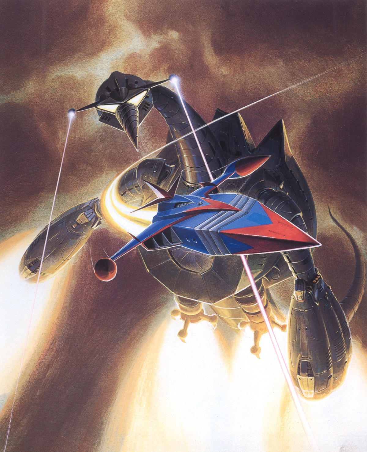 gatchaman godphoenix mecha turtle_king