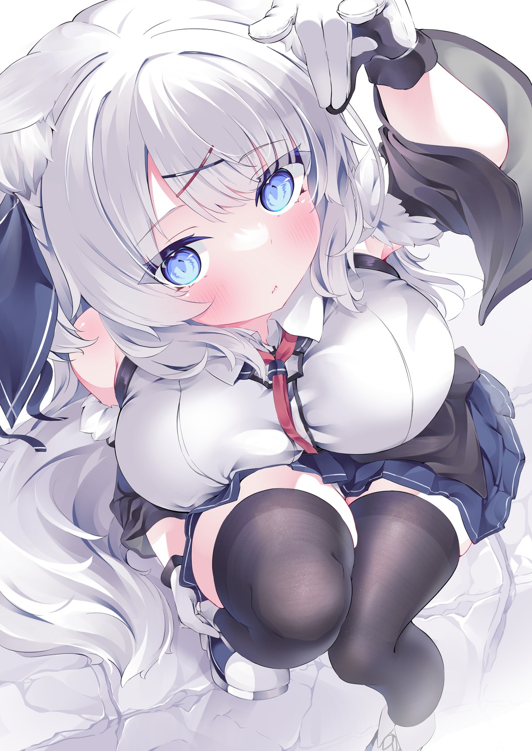 animal_ears konagi_(konachi_e) pantsu tail thighhighs