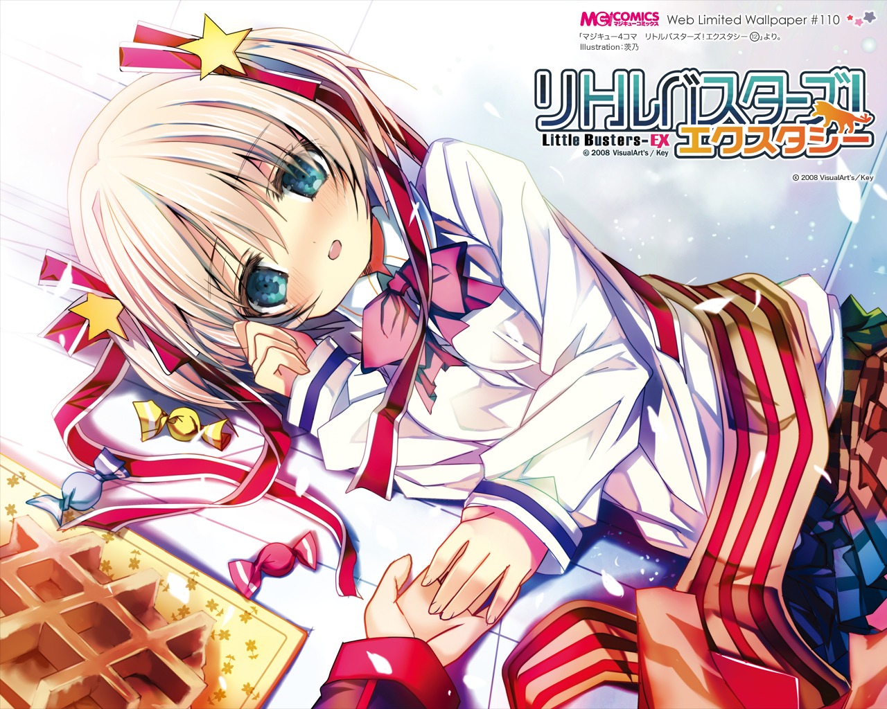 kamikita_komari little_busters! shino_(eefy) wallpaper