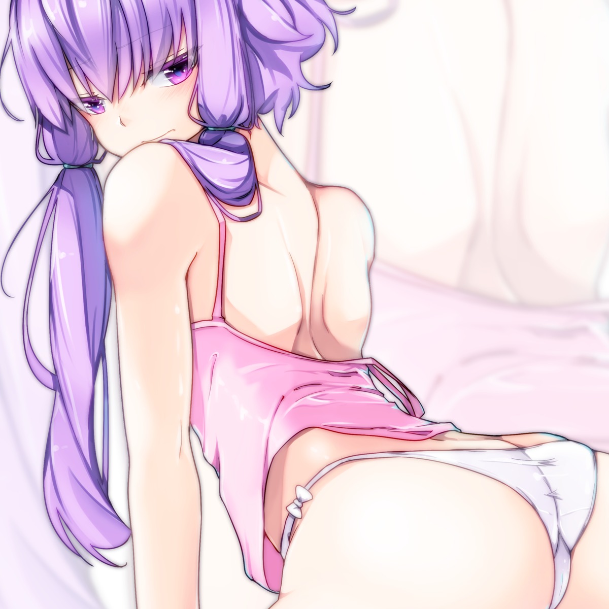 ass lingerie pantsu pon_(shind_997) vocaloid yuzuki_yukari