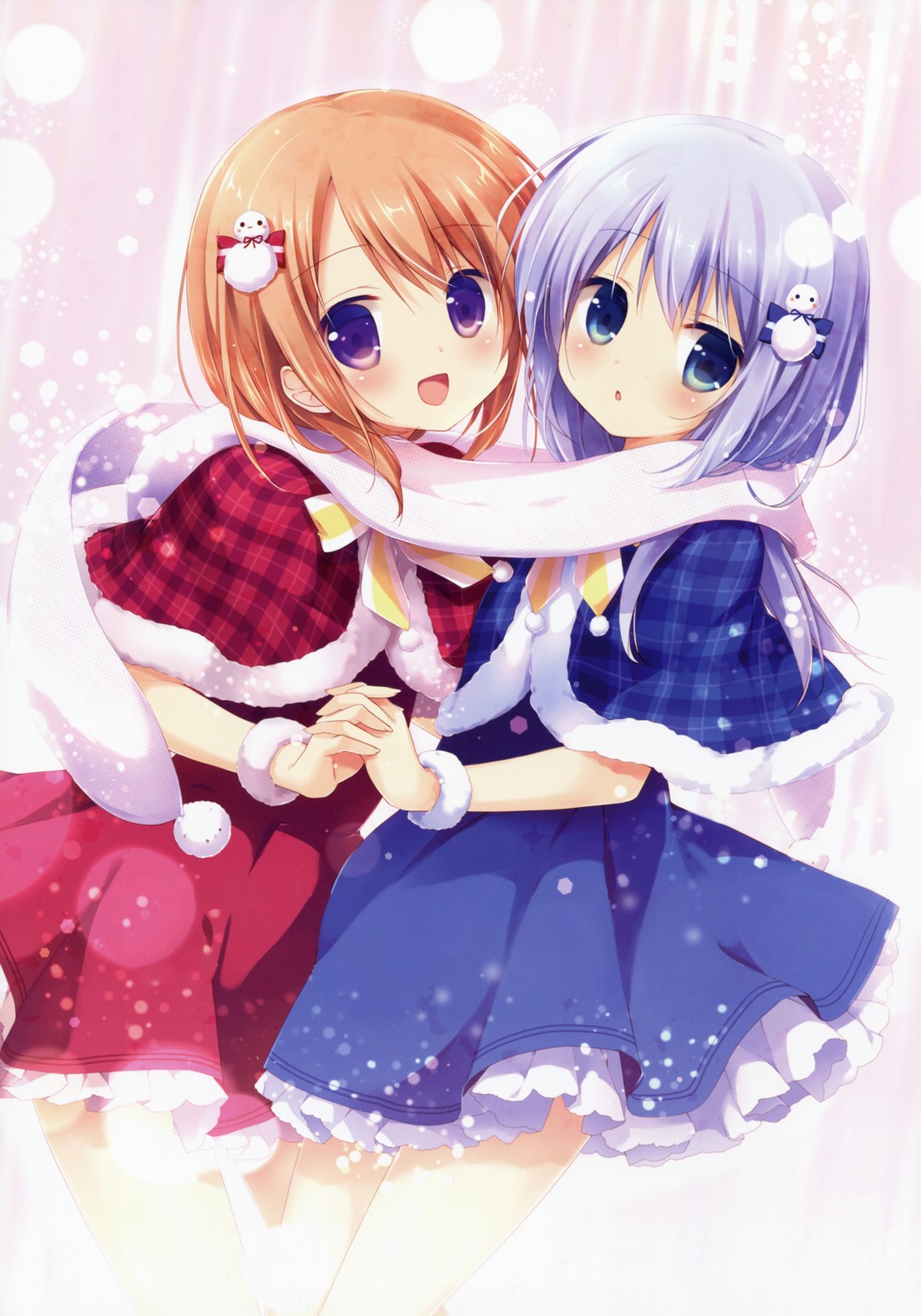 brown_sugar dress gochuumon_wa_usagi_desu_ka? hoto_cocoa kafuu_chino miyasaka_naco