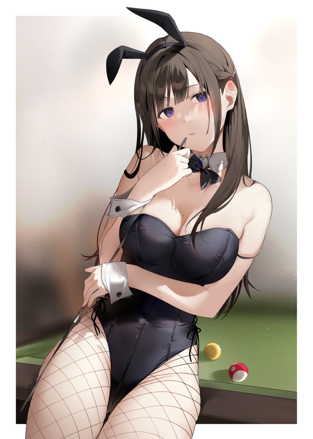 animal_ears bunny_ears bunny_girl cleavage fishnets pantyhose xretakex