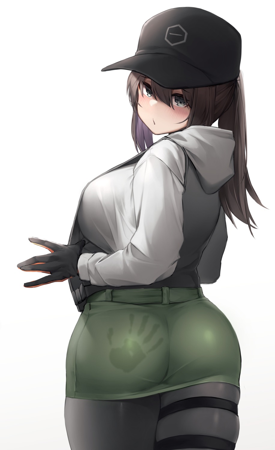 ass garter girls_frontline ka941 pantyhose