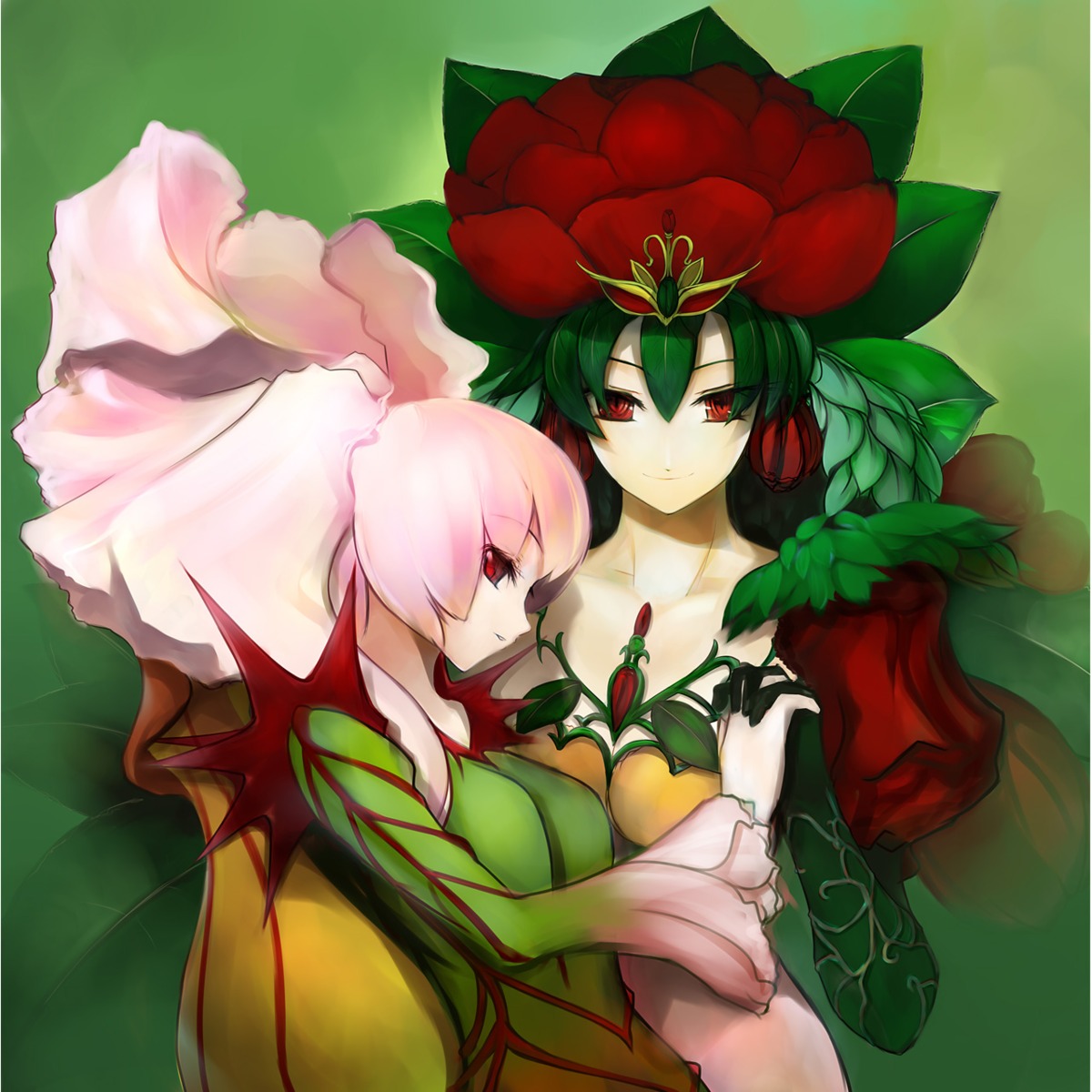 botanical_girl pupps tytannial_princess_of_camellias yugioh