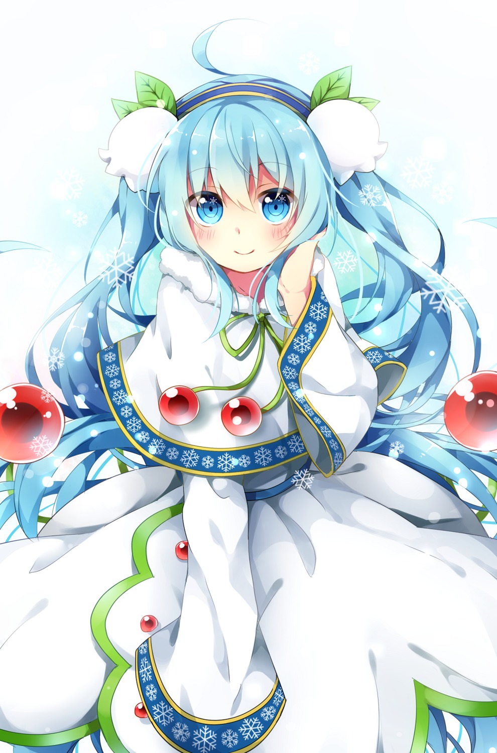 hatsune_miku satou_saya vocaloid yuki_miku