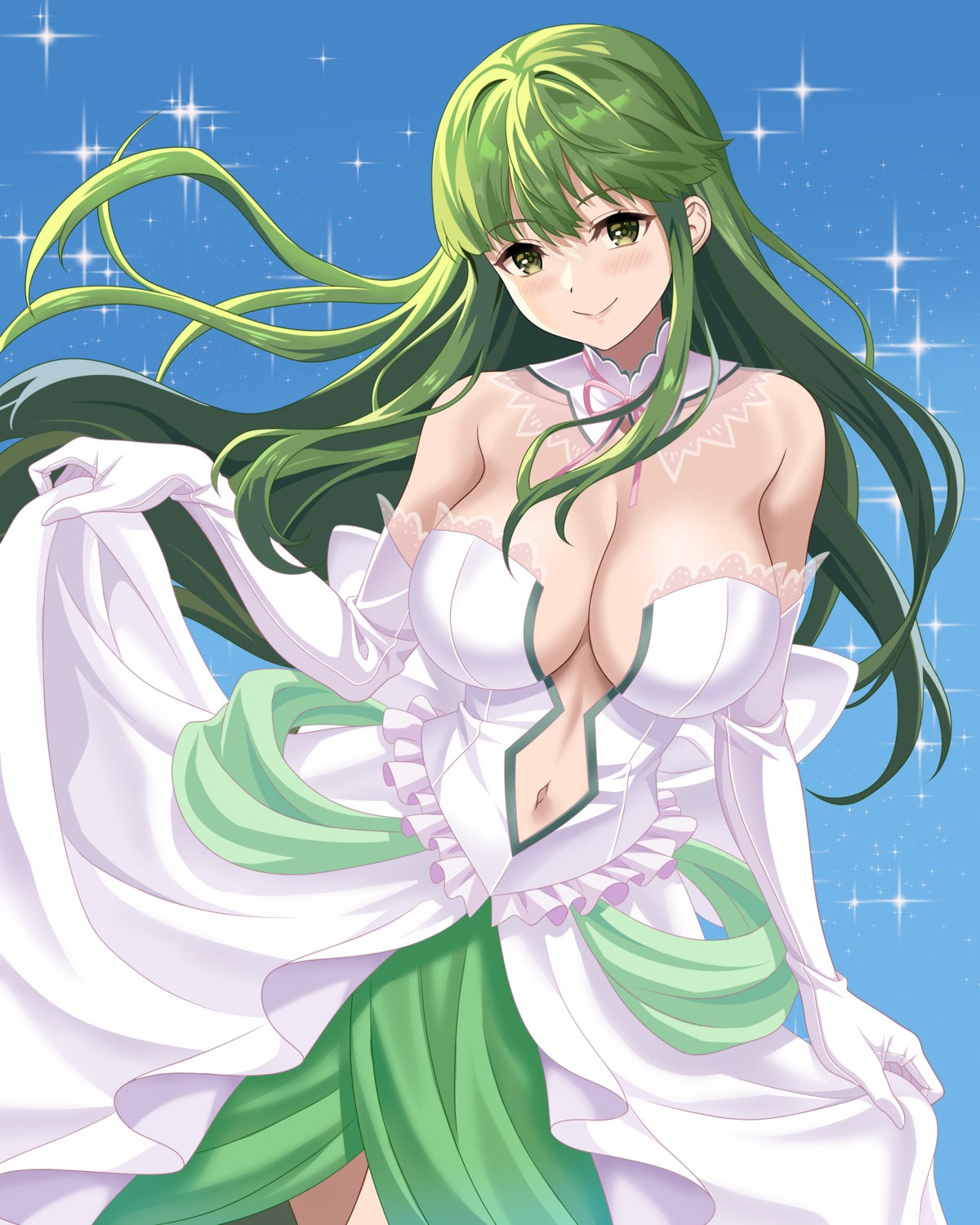 dress fire_emblem fire_emblem_echoes no_bra palla sirano_(artist)