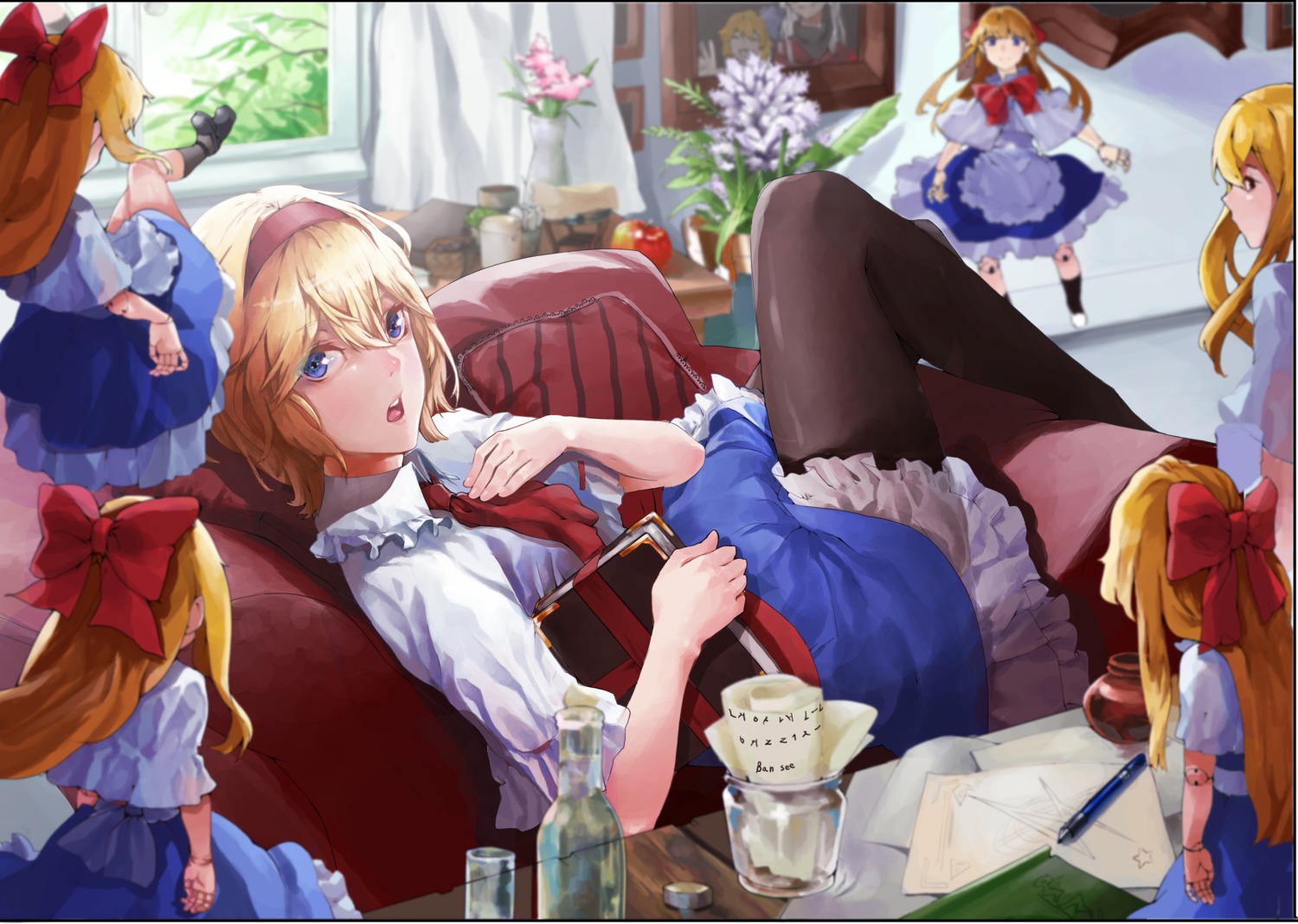 alice_margatroid banssee pantyhose shanghai touhou