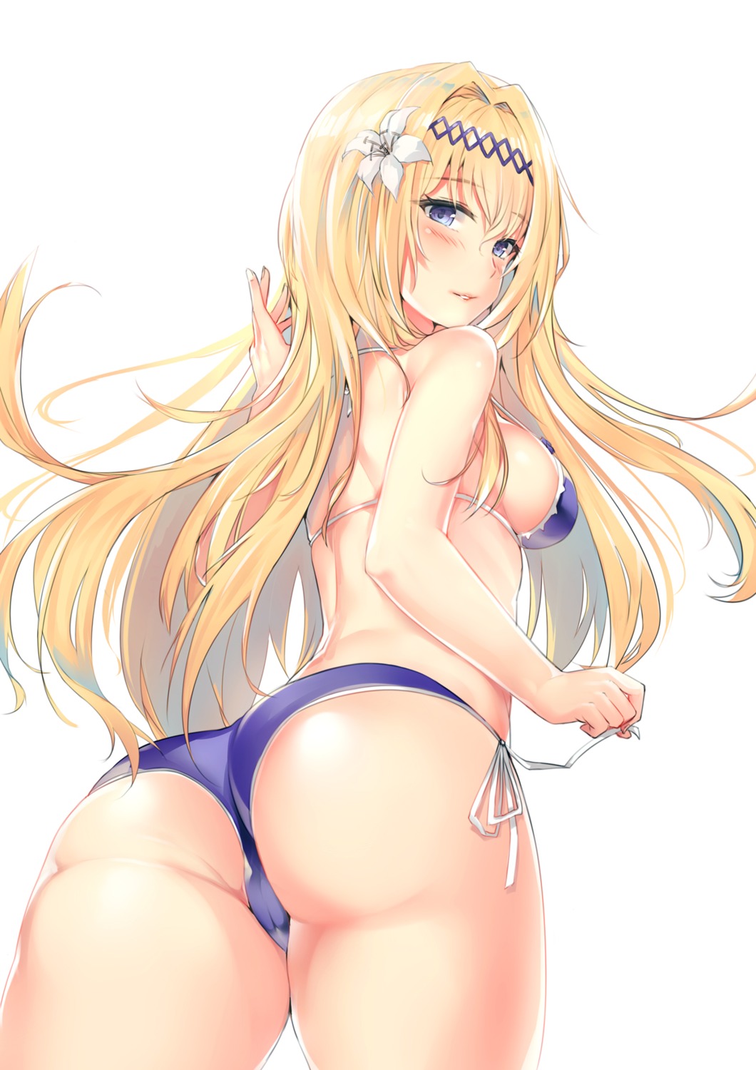 ass bikini cameltoe granblue_fantasy hentai_kuwa jeanne_d'arc jeanne_d'arc_(granblue_fantasy) swimsuits