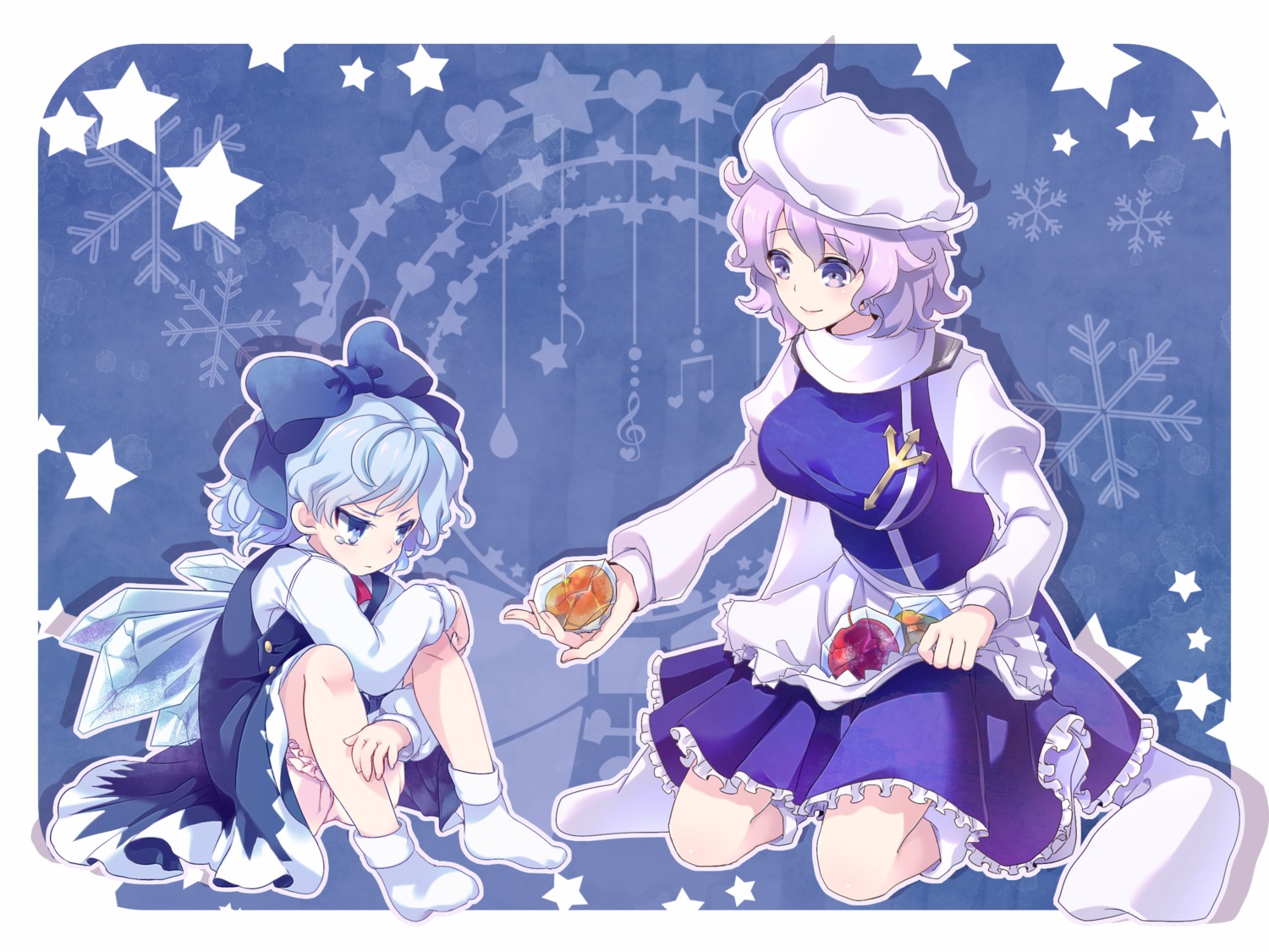 amo cirno letty_whiterock touhou