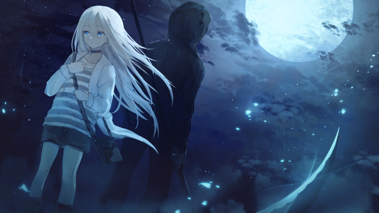 isaac_foster misaki_nonaka rachel_gardner satsuriku_no_tenshi wallpaper weapon