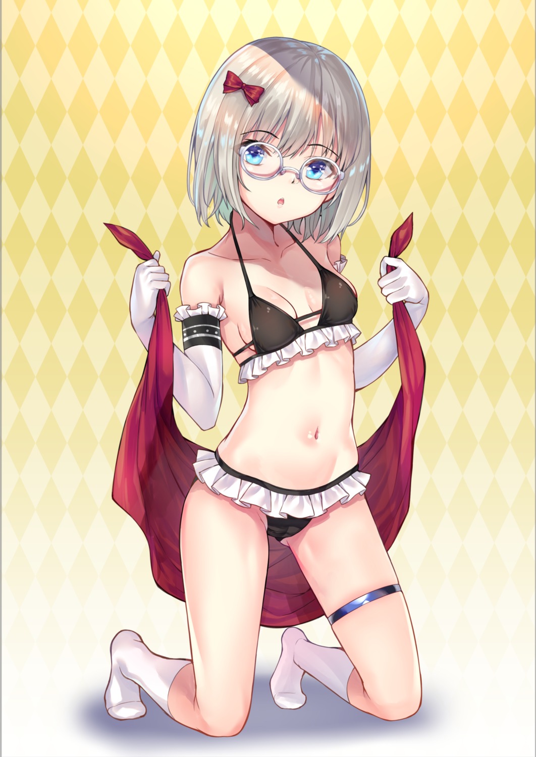 bikini cameltoe garter mayoichi megane swimsuits