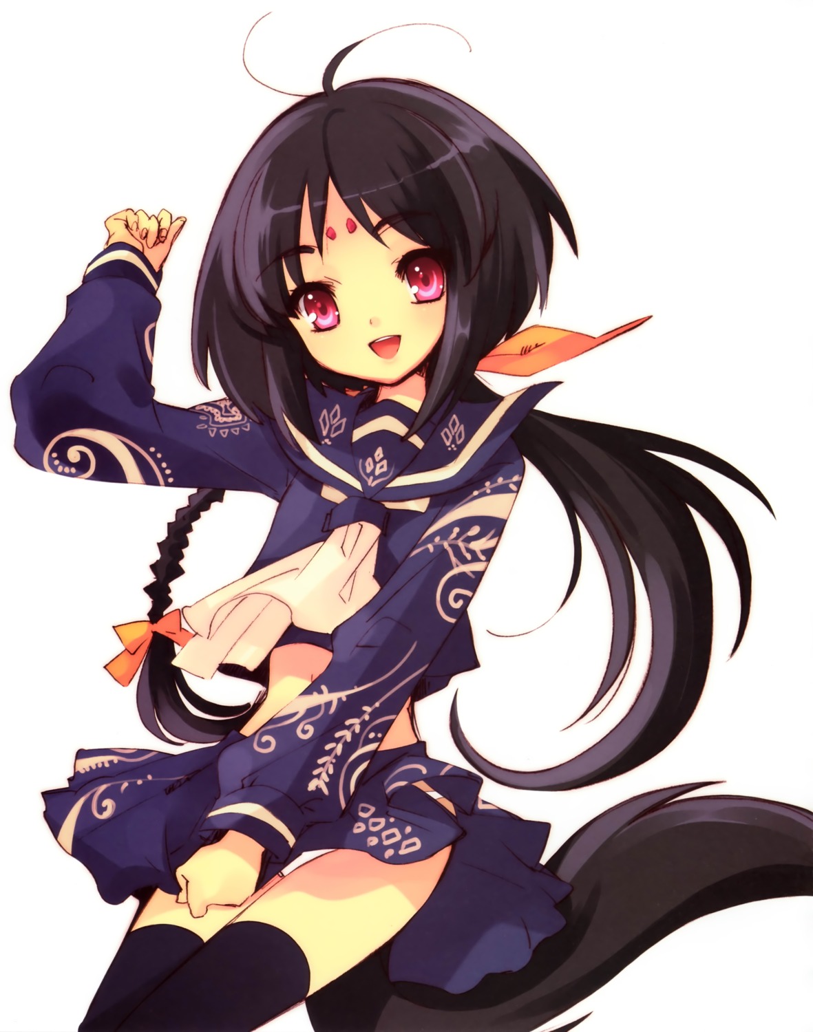 ito_noizi pantsu tail thighhighs