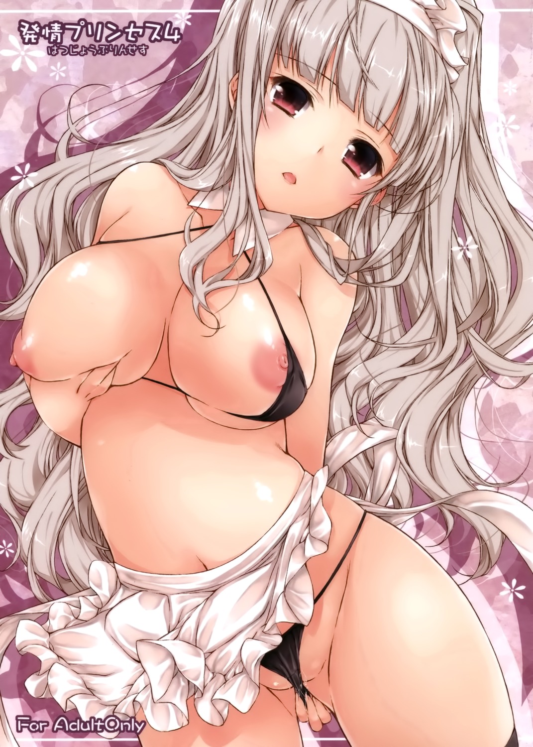 breast_grab breasts hotei_kazuha nipples pantsu pussy_juice shijou_takane string_panties the_idolm@ster