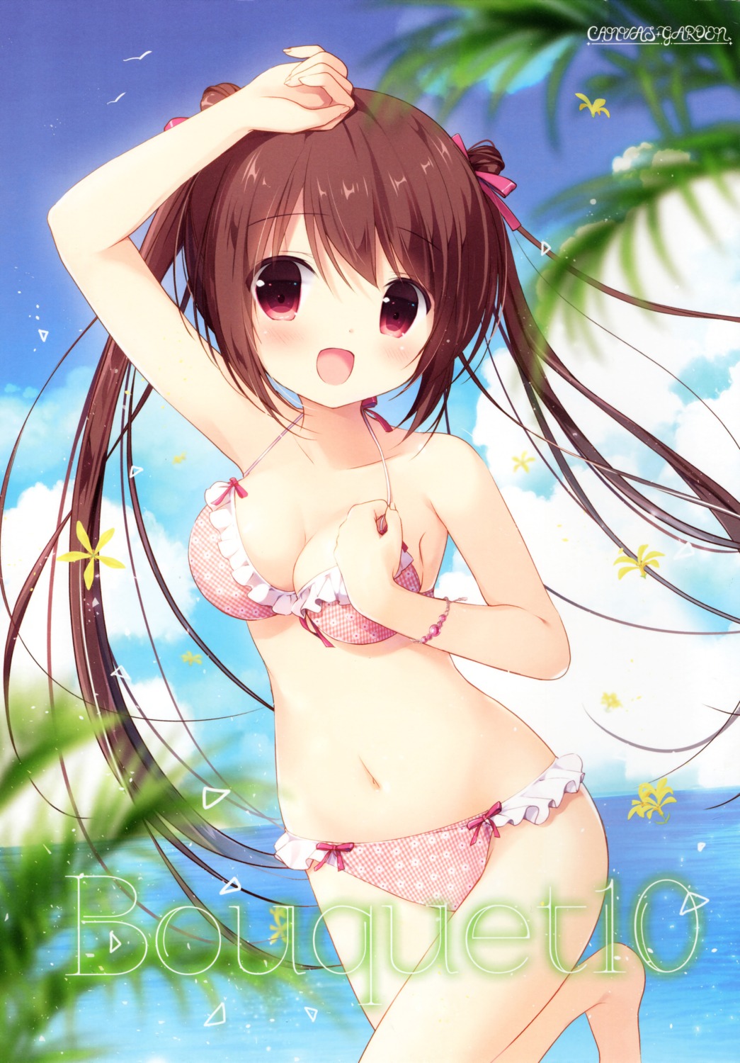 bikini canvas+garden cleavage miyasaka_nako swimsuits