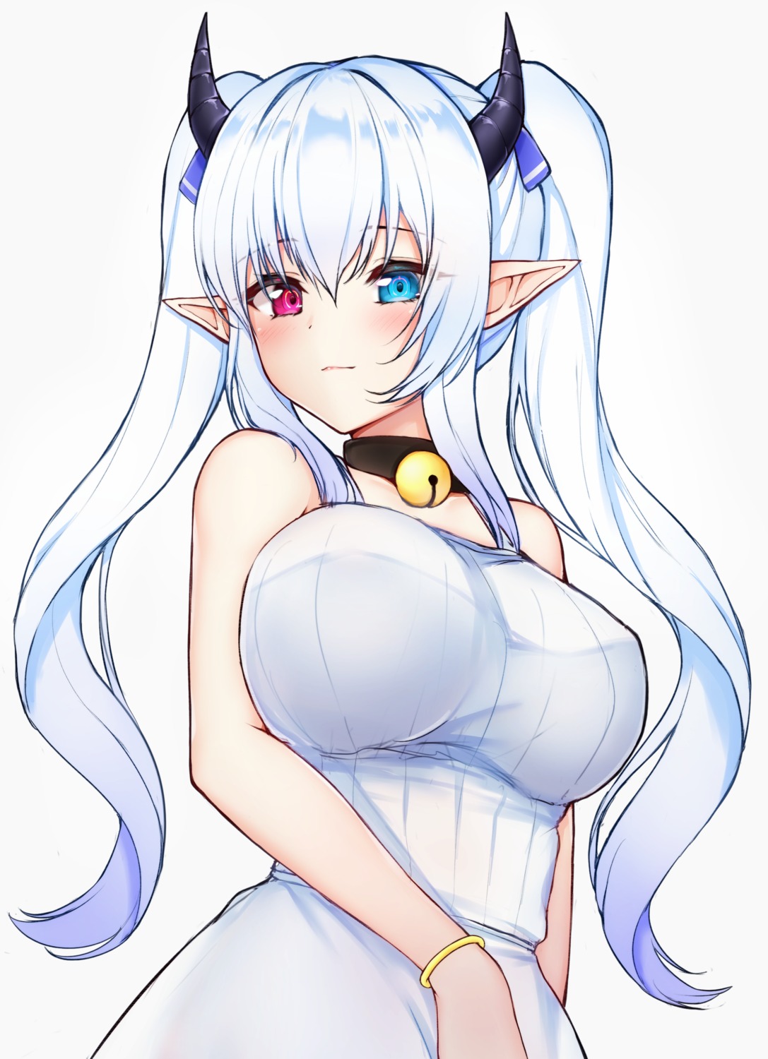 benedia heterochromia horns pointy_ears