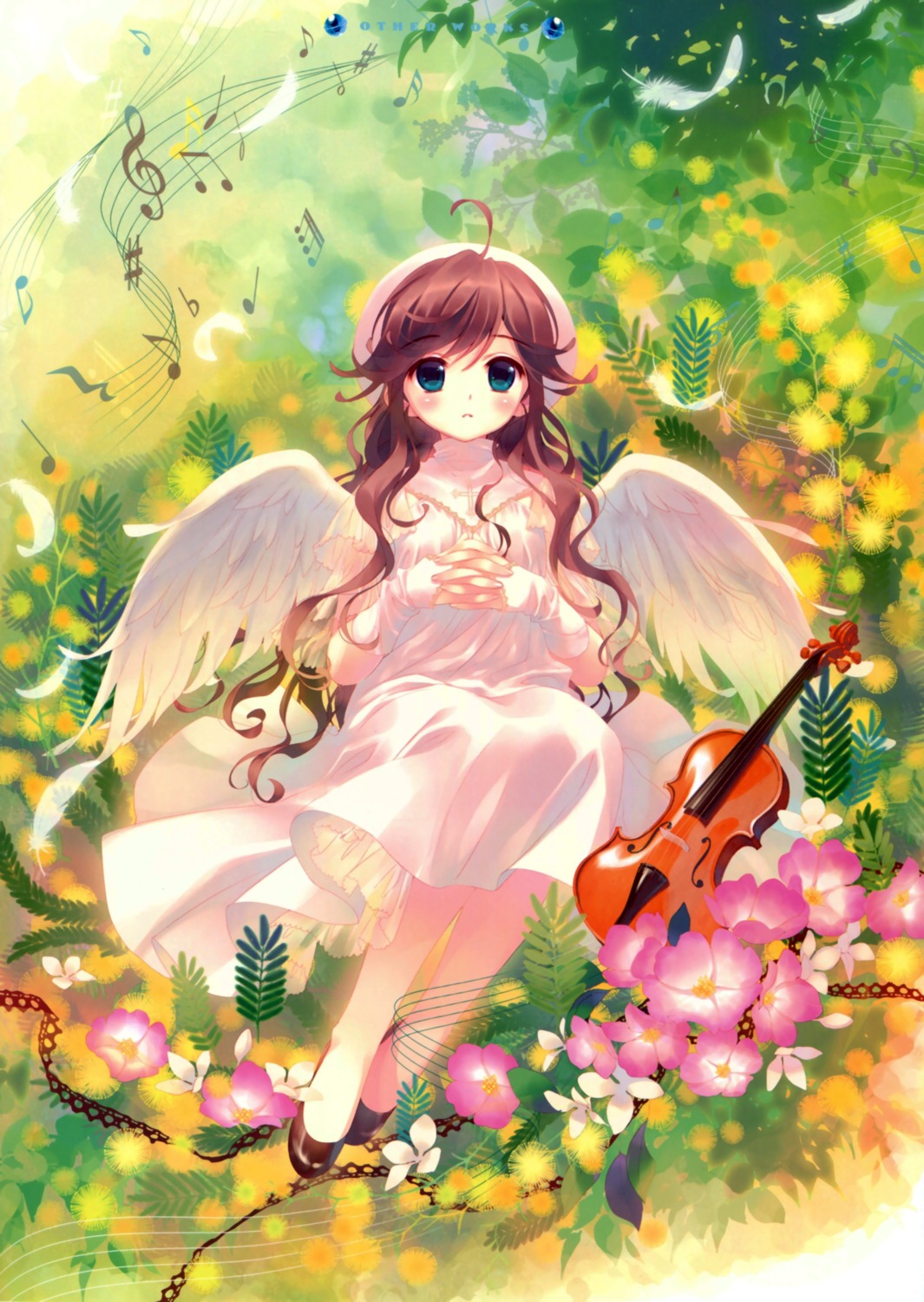angel dress santa_matsuri wings